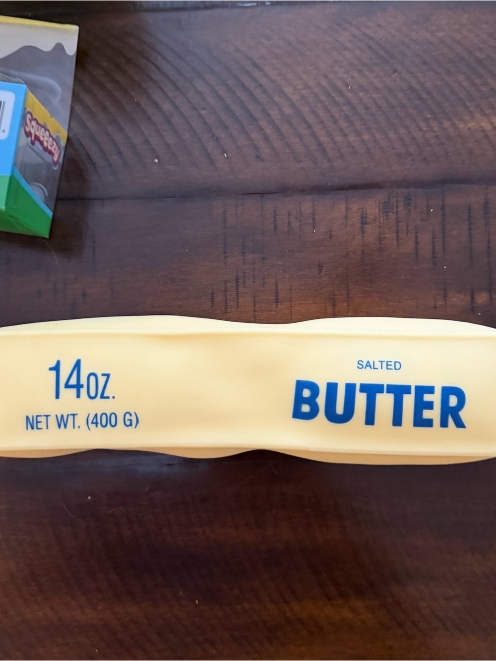 Yellow Butter print squishy
